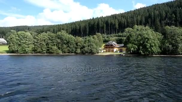 On Lake Titisee in the Black Forest — Stock Video