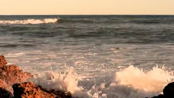 The renega in Oropesa del Mar, Castellon — Stock Video