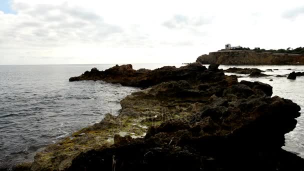 Costa Des Canar Ibiza Ilhas Baleares — Vídeo de Stock