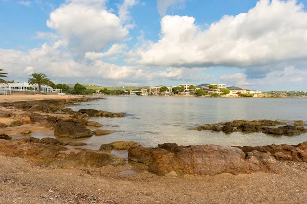 The coast of Des Canar in Ibiza, Balearic Islands — Stock Photo, Image