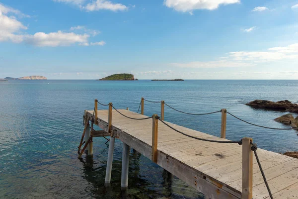 La costa de Des Canar en Ibiza, Islas Baleares — Foto de Stock