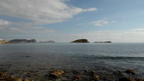 Costa Des Canar Ibiza Islas Baleares — Vídeo de stock