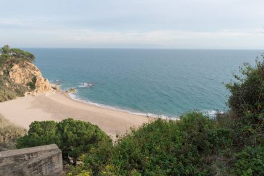 Sahile Calella, Costa Brava, Girona, İspanya