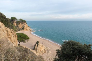 Sahile Calella, Costa Brava, Girona, İspanya