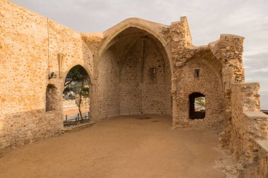 Costa Brava üzerinde köy Tossa de Mar