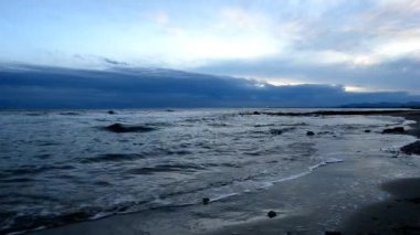 Benicasim sahil, gündoğumu, Castellon