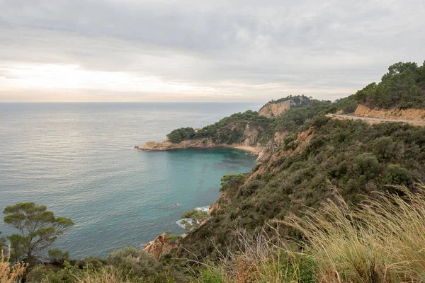 A costa selvagem na província de Girona — Fotografia de Stock