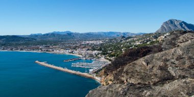 Javea, Costa blanca, Alicante kıyısında