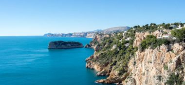 Javea, Costa blanca, Alicante kıyısında