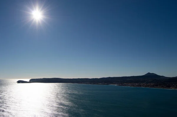 Wybrzeże w Javea, Costa blanca, Alicante — Zdjęcie stockowe