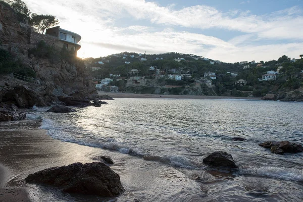 Aiguafreda Costa Brava, Girona üzerinde koyu — Stok fotoğraf