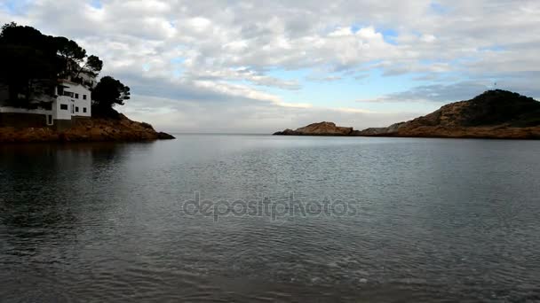 Tuńczyka Cove Begur Costa Brava Gironie — Wideo stockowe