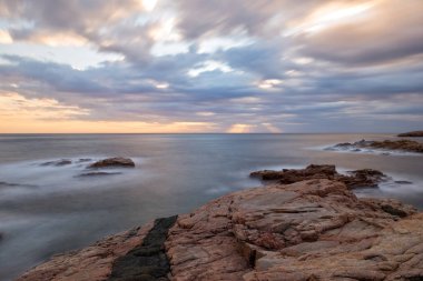 Girona Costa Brava bir sunrise