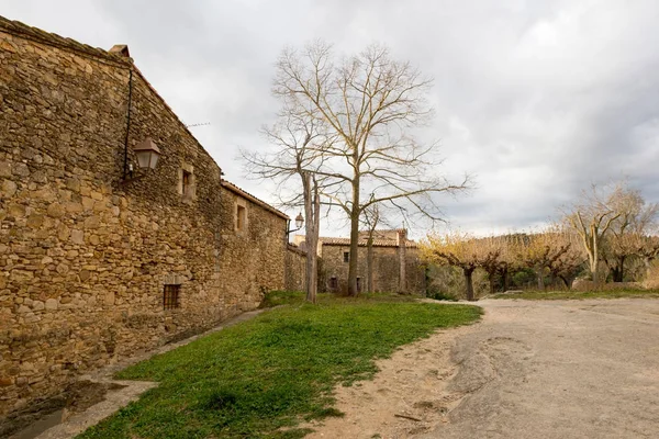 Peratallada město v Provincii Girona — Stock fotografie