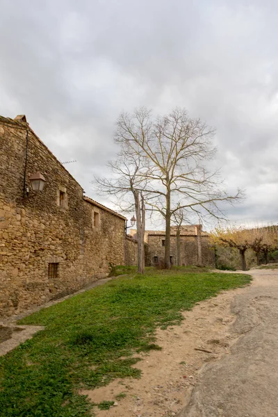 Peratallada město v Provincii Girona — Stock fotografie