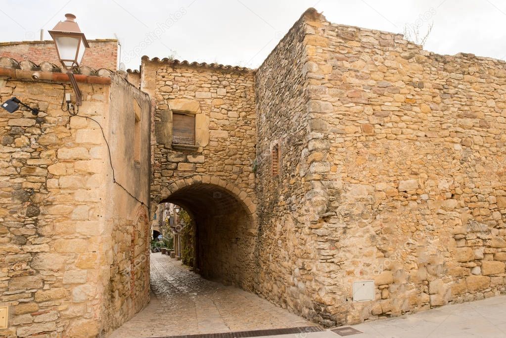 The town of Peratallada in the province of Girona