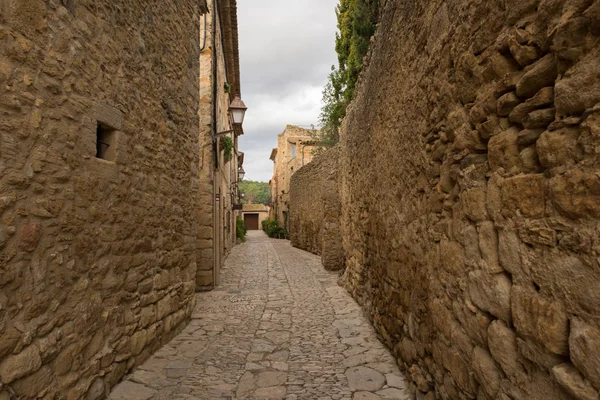 Peratallada město v Provincii Girona — Stock fotografie