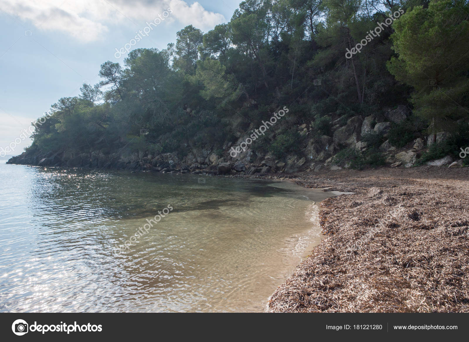 La Cala Mastella A Ibiza Isole Baleari Foto Stock
