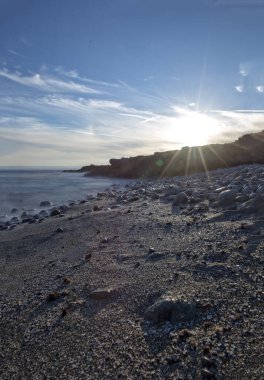 Sahil Oropesa del Mar adlı bir gündoğumu
