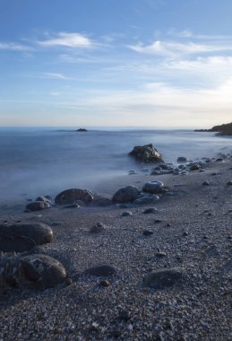 Sahil Oropesa del Mar adlı bir gündoğumu