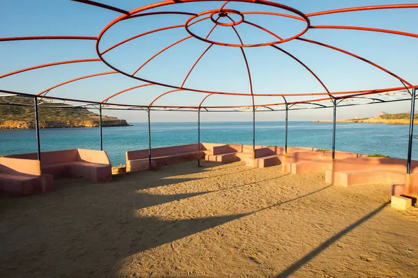 Cala Comte beach on the island of Ibiza, Balearic Island — Stock Photo, Image