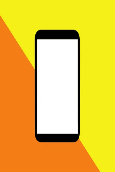 Narancs és sárga színekkel mobil háttér — Stock Fotó