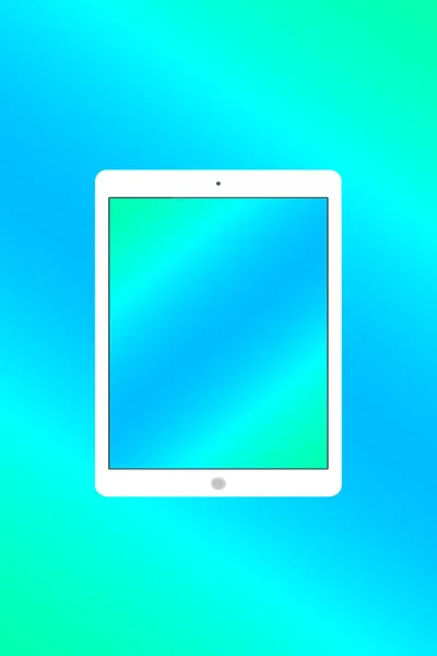 Image of a tablet with a nice background — Stock Photo, Image