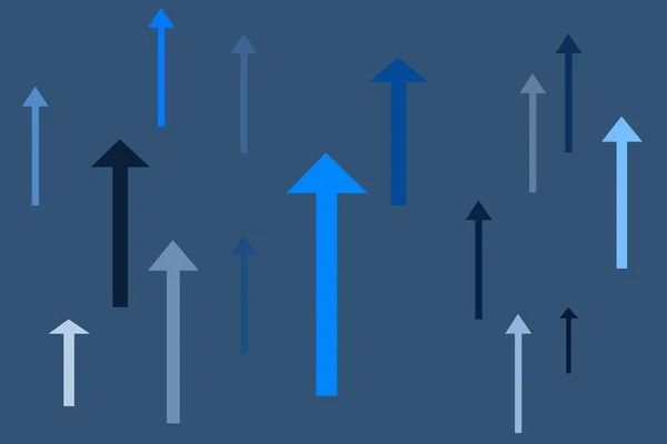 Flera pilar av en blå färg tittar upp — Stockfoto