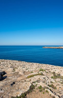 Mavi sahil Portinatx Ibiza Adası