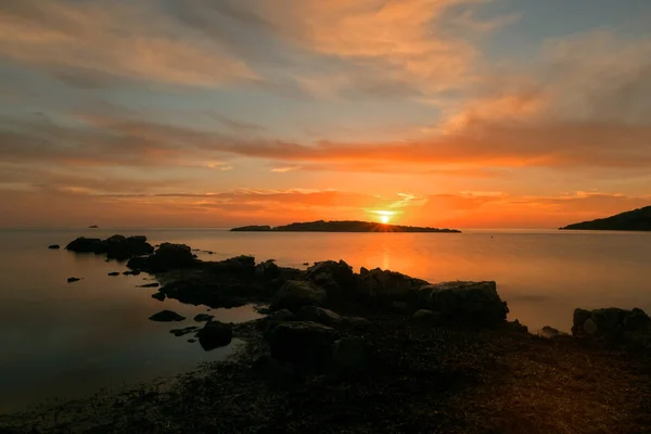 Ein Sonnenuntergang in Ibiza — Stockfoto