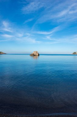 Mavi bir gün sahilde Ibiza