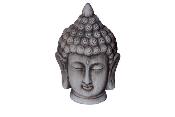 Buddha-Figur mit weißem Hintergrund — Stockfoto