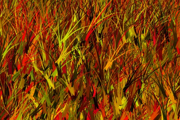 En abstrakt bakgrund med grenar av olika färg — Stockfoto