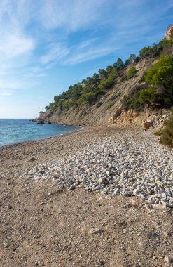 Ses Boques beach Ibiza Adası