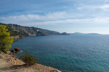 Ses Boques beach Ibiza Adası