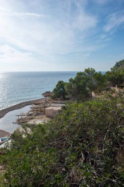 Ses Boques beach Ibiza Adası