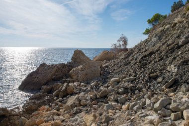 Ses Boques beach Ibiza Adası
