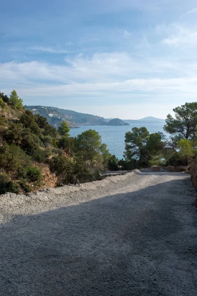 Ses Boques pláž na ostrově Ibiza — Stock fotografie