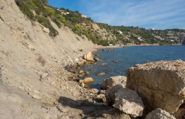 Ses Boques beach Ibiza Adası