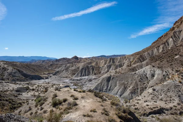 Пустеля Tabernas в Альмерії — стокове фото