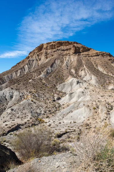 De woestijn van de Tabernas in Almeria — Stockfoto