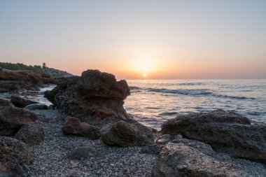 Oropesa renega içinde güzel gün doğumu