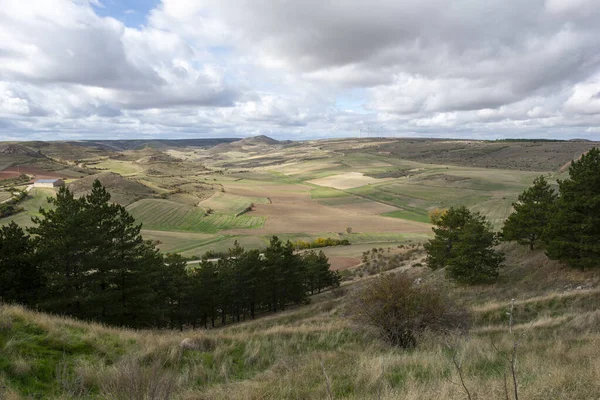 Silnice po městě Medinaceli, Soria — Stock fotografie