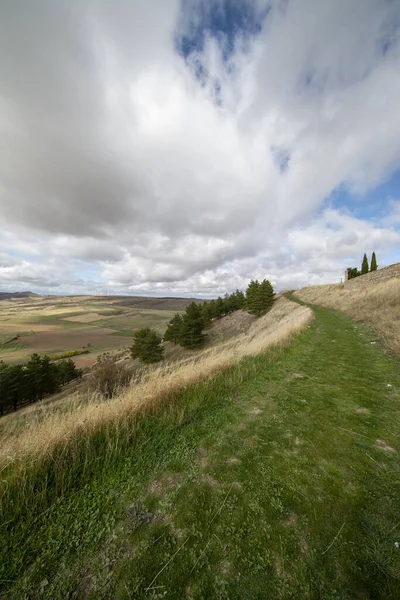 Medinaceli, Soria çevresindeki yollar — Stok fotoğraf