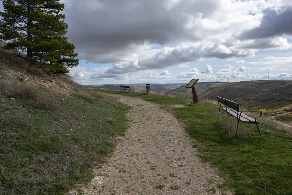 Medinaceli, Soria çevresindeki yollar — Stok fotoğraf