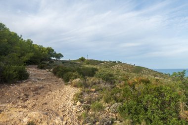 Oropesa del Mar 'dan Akdeniz manzarası