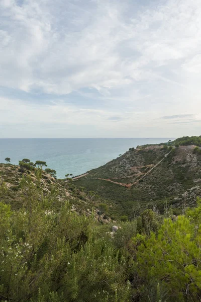 Vue sur la Méditerranée depuis Oropesa del Mar — Photo