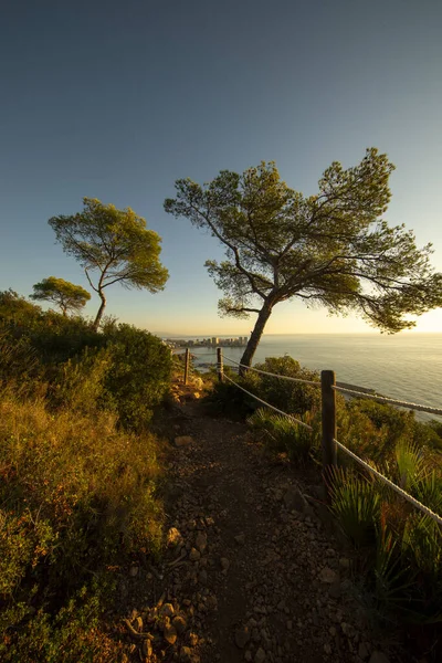 Napkelte az Oropesa del Mar tengernél — Stock Fotó