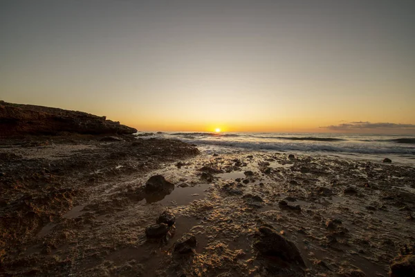 La costa de Oropesa del mar al amanecer —  Fotos de Stock