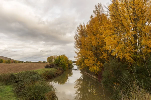 La Soria rural um dia de outono nublado — Fotografia de Stock